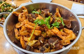Spicy Lamb Ribs with Shrimp