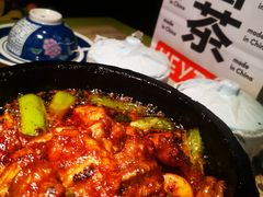 石锅杭椒牛蛙-桂满陇天书(南京德基旗舰店)