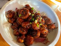 爆汁口蘑-遇见小院—虹鳟鱼•农家菜(怀柔店)