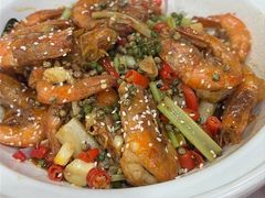 青花椒干锅基围虾-椒香川流不息川菜馆(二七北路店)