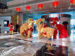 大厅接财神到-北京丽晶酒店