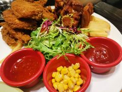 炸鸡拼盘-机器人火炉披萨(爱琴海店)