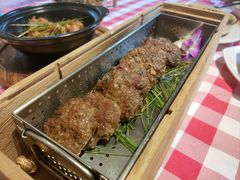 松针熏牛肉饼-龙桥私厨·姜花菊花过桥鱼·顺德菜(容桂店)