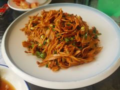 野生竹耳炒肉-禾悟农·农家私房菜
