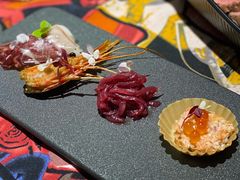 牡丹虾配火腿-1218 GRILL 主厨