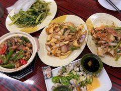 姜葱炒蟹-贞姨美食·老字号海鲜大排档