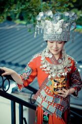 -后宫·古装汉服京剧儿童亲子全家福摄影