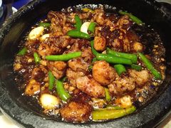 酱爆石锅蛙-绿茶餐厅(松江万达店)