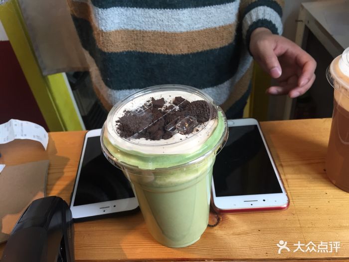 奥利奥抹茶奶盖