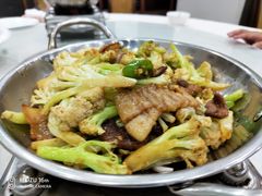 干锅花菜-大别山度假酒店-中餐厅