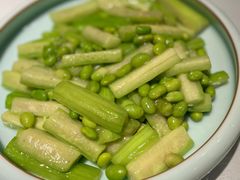 丝瓜炒毛豆-百饺园(平山道店)