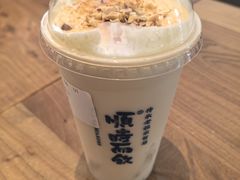 杏仁豆腐桂花茶-长春堂顺时而饮(前门店)