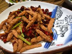 香辣牛肉丝-一盏明灯全素斋(殊像寺店)