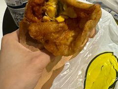 -小红车炸蛋葱油饼