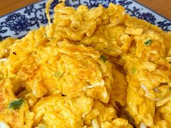 银鱼炒土鸡蛋-品鲜村农家菜·阳澄湖大闸蟹(总店)