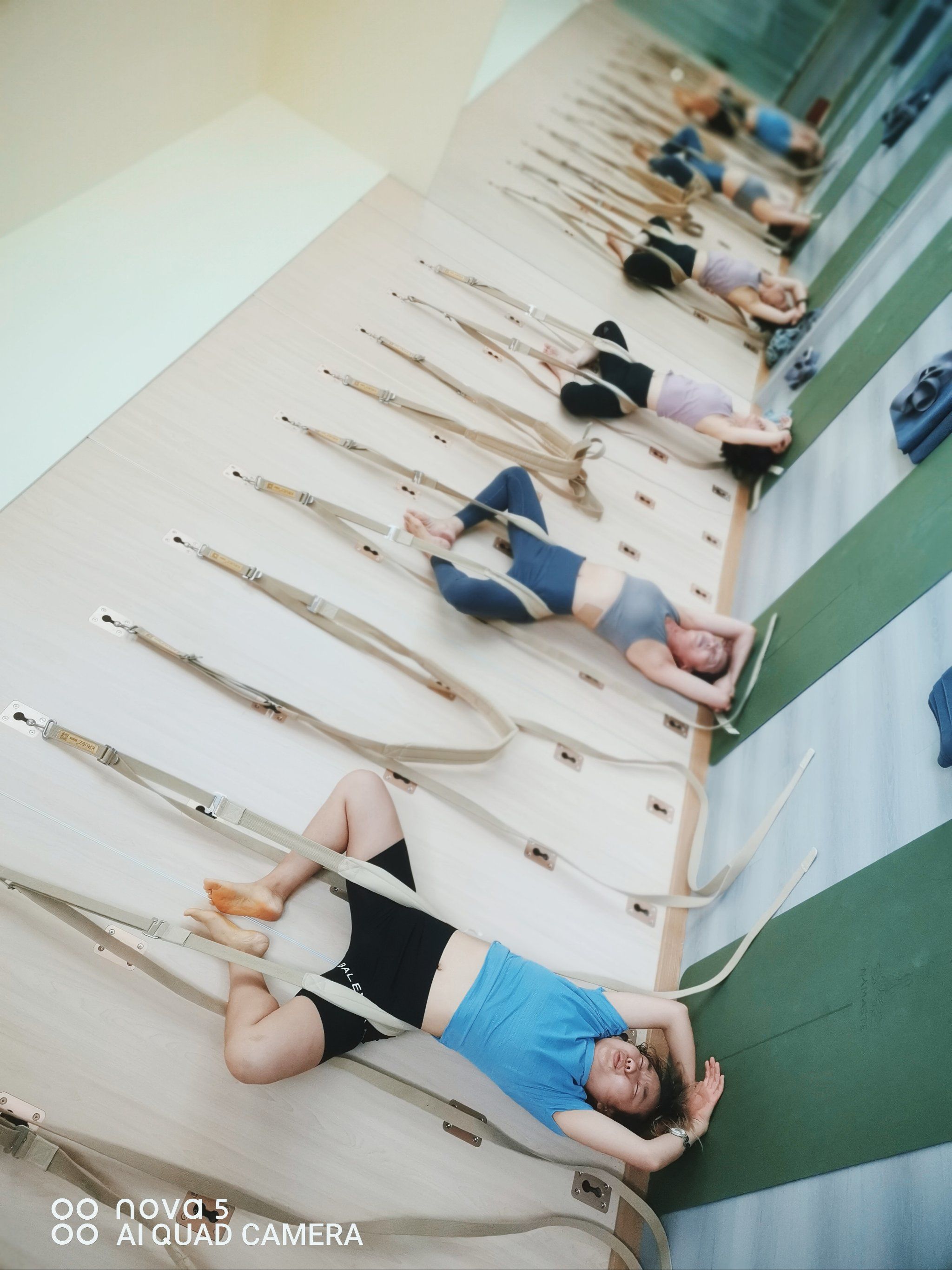 今天继续练习艾扬格瑜伽这是我第三节课了