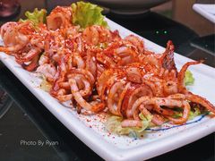 烤超级大比管-开海·红岛海鲜虾水饺(石老人店)