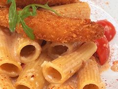 明太子辣鳕鱼奶油通心粉-blend咖啡部落(卓悦中心店)
