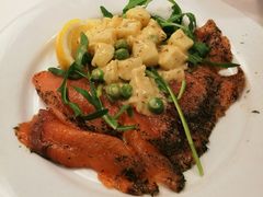 热熏三文鱼配刀豆色拉-宜家·瑞典风味餐厅(北京西红门店)