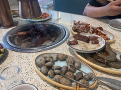 -泰白海鲜烧烤 丹东黄蚬子