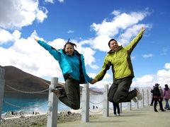 “张淡定”摄影师照，他是爸爸去哪儿的摄影剧组成员哦。-羊卓雍措