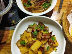 糍粑炒腊肉-天怡·鱼工厂(梅溪湖店)
