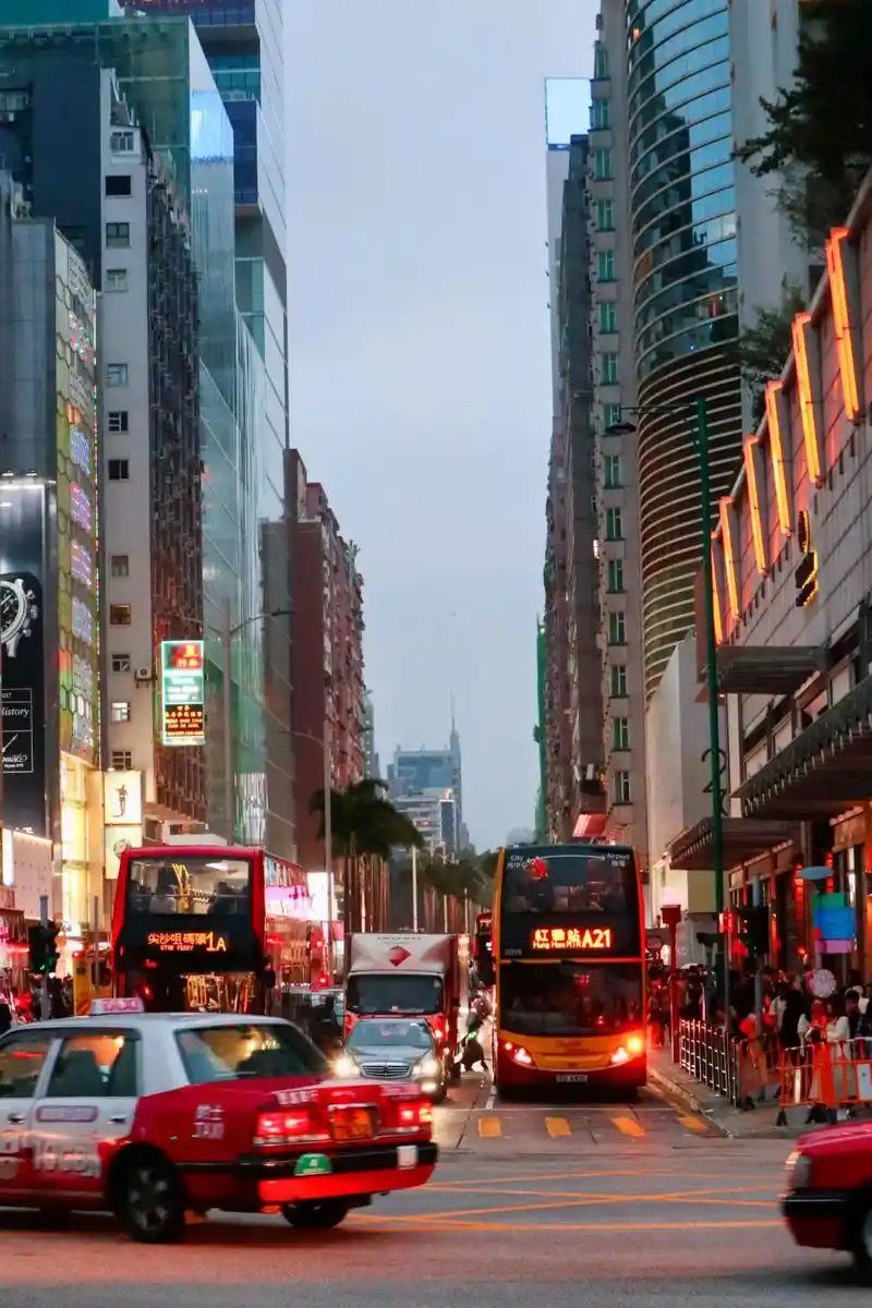 香港的街景