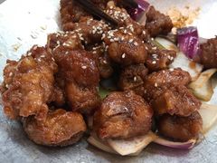 蒜香蜜汁排骨-绿茶餐厅(成都大悦城店)