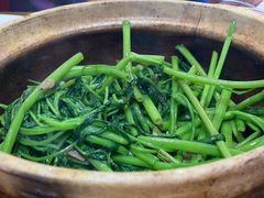 啫啫虾酱空心菜-熠盛粤味(永康路店)