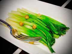 蒜爆菜心-杭州西子湖四季酒店·金沙厅