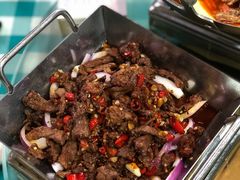 铁板牛肉-昱龙大盆牛蛙馆(三兴街总店)