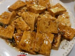 葱烧自制豆腐-百瑞谷饭庄