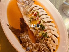 花雕鸡油蒸翘嘴白-吴记百家·私房菜·家宴(润园店)