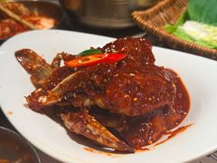 -草家酱蟹炭火烤肉店(珲春南路一店)