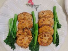 黄金藕饼-善缘素食