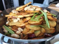 干锅土豆片-慈海素食馆