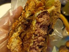 香浓蘑菇牛肉汉堡-bluefrog蓝蛙(水游城店)