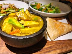 泰式咖喱配手抓饼-熹素·鲜美素食Vegetarian (天河领展店)