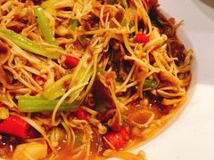 金针菇爆肥牛-老蜀人川菜馆(中关村店)