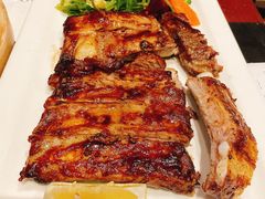招牌黑毛猪排猪肋排配蔬菜-IL Forno 意坊·意大利餐厅(温州万象城店)