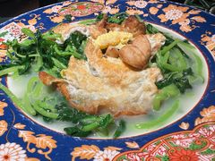 蒜子煎蛋浸苋菜苗-粤·向群饭店(二沙岛店)