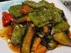 虎皮辣椒烧茄子-新疆伊宁远征餐厅