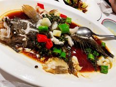 杭椒蒸笋壳鱼-南麓·浙里(外滩店)