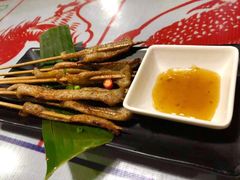 炭烧猪颈肉串-辉记炭烧海鲜大排档·老字号(福田店)