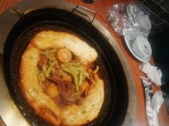 脊骨芸豆锅-满兴咱妈烀饼铁锅炖(兰州北街店)