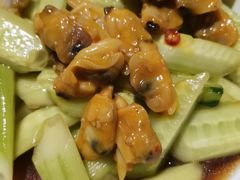 橄榄油蛤肉拌黄瓜-船歌·鱼水饺青岛菜(国贸商城店)
