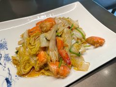 明虾烧菜芯-东莱馋房(陆家嘴店)