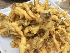 干炸蘑菇-丽泽山庄·生态怀柔菜·虹鳟鱼(红螺寺店)