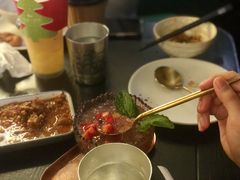 玫瑰花生冰粉-浩海火燒雲傣家菜(静安芮欧店)