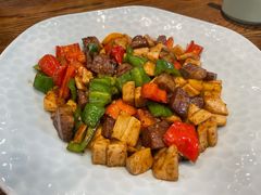黑椒杏鲍菇牛肉粒-隐食餐厅(金水湾公馆店)